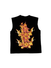 Load image into Gallery viewer, Black ADAD Flame Tee
